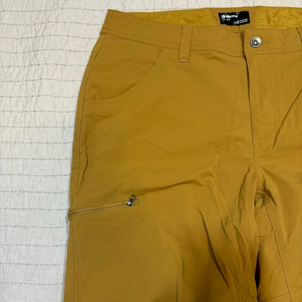 Marmot Men's Tan Outdoor Hiking Climbing Pants Size 34 - Picture 7 of 11